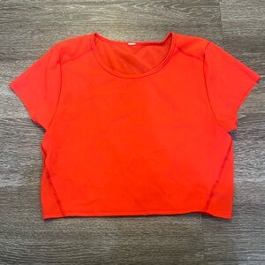 Aerie Goals Mesh Cropped T-Shirt